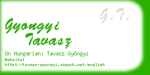 gyongyi tavasz business card